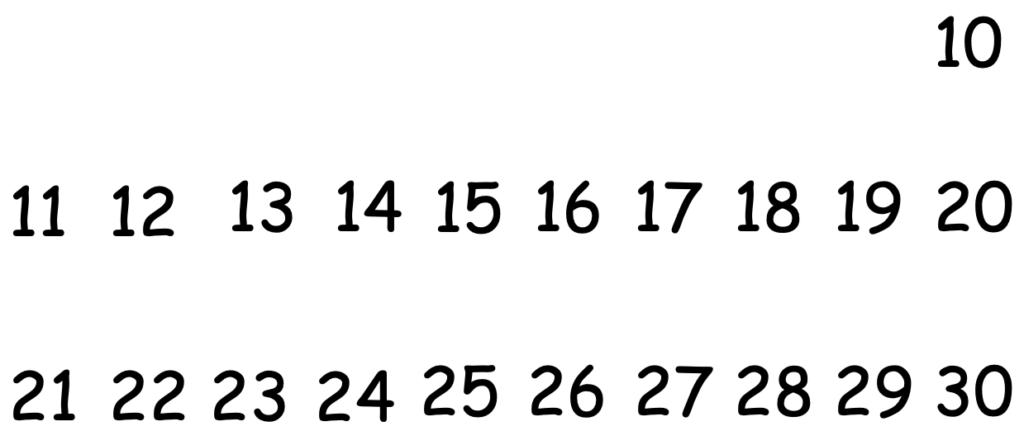 10 raised to 30